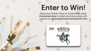 Mosaic Turns 25, Plus a Sermon on Politics